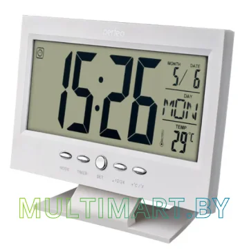 Настольные часы Perfeo Set PF-S2618 (белый)